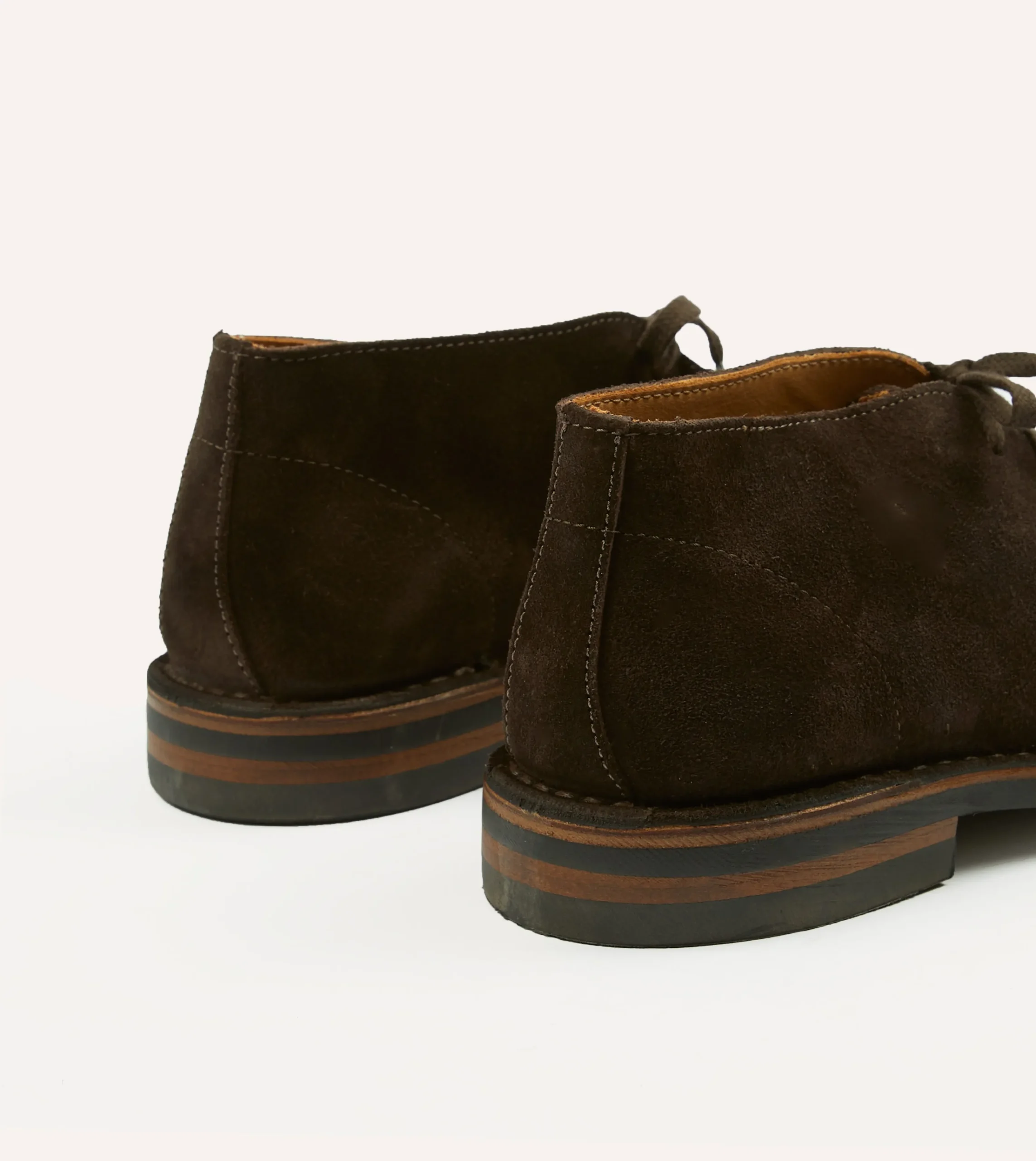 Drake’s Crosby Moc-Toe Chukka Boot Roughout Suede With Rubber Sole