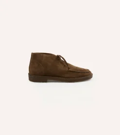 Drake’s Crosby Moc-Toe Chukka Boot Suede