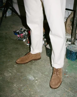 Drake’s Crosby Moc-Toe Chukka Boot Suede