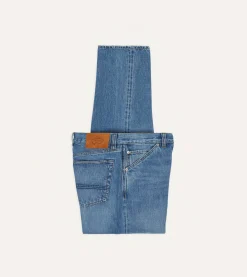 Drake’s 14.2oz Japanese Selvedge Denim Five-Pocket Jeans