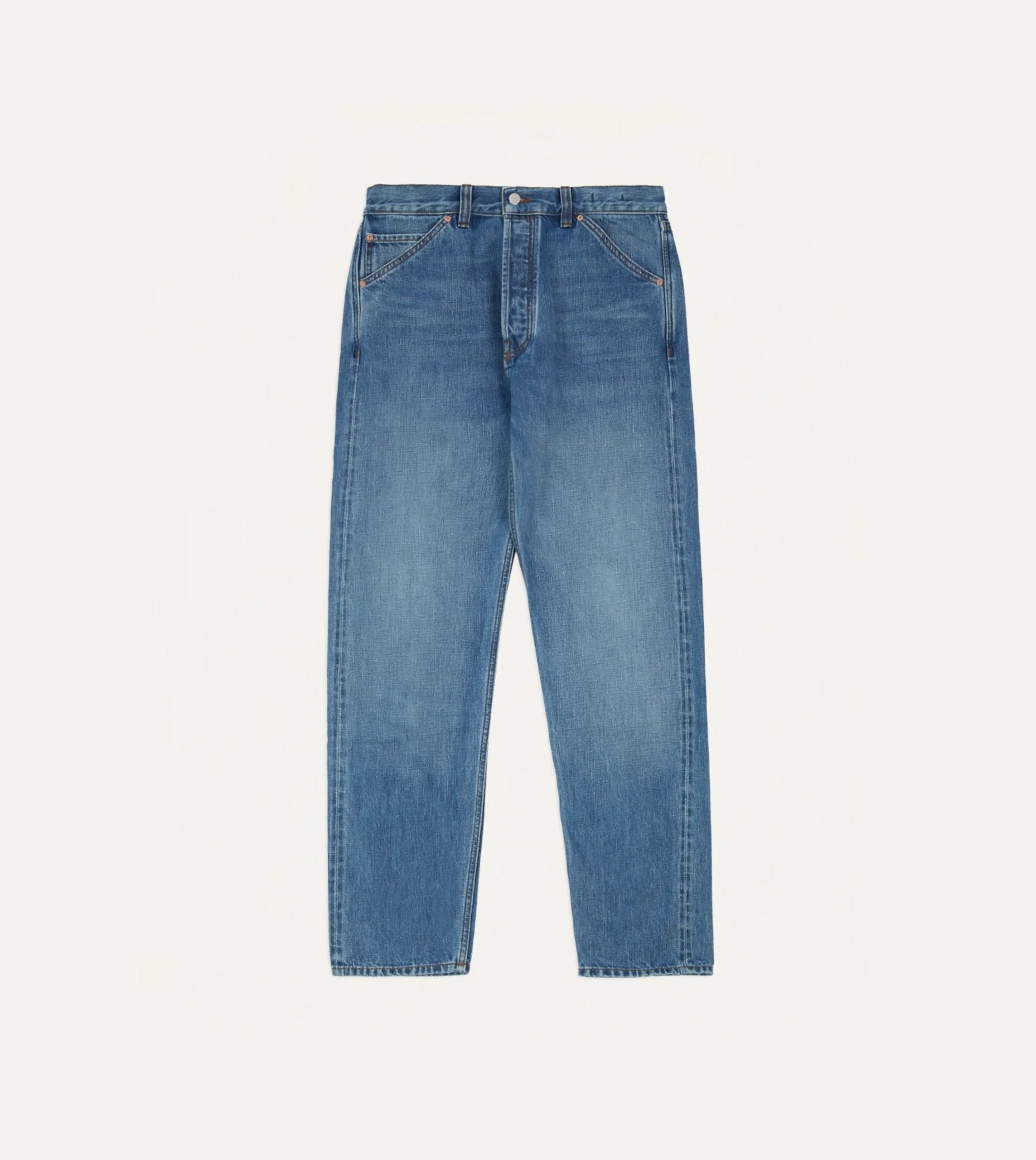 Drake’s 14.2oz Japanese Selvedge Denim Five-Pocket Jeans
