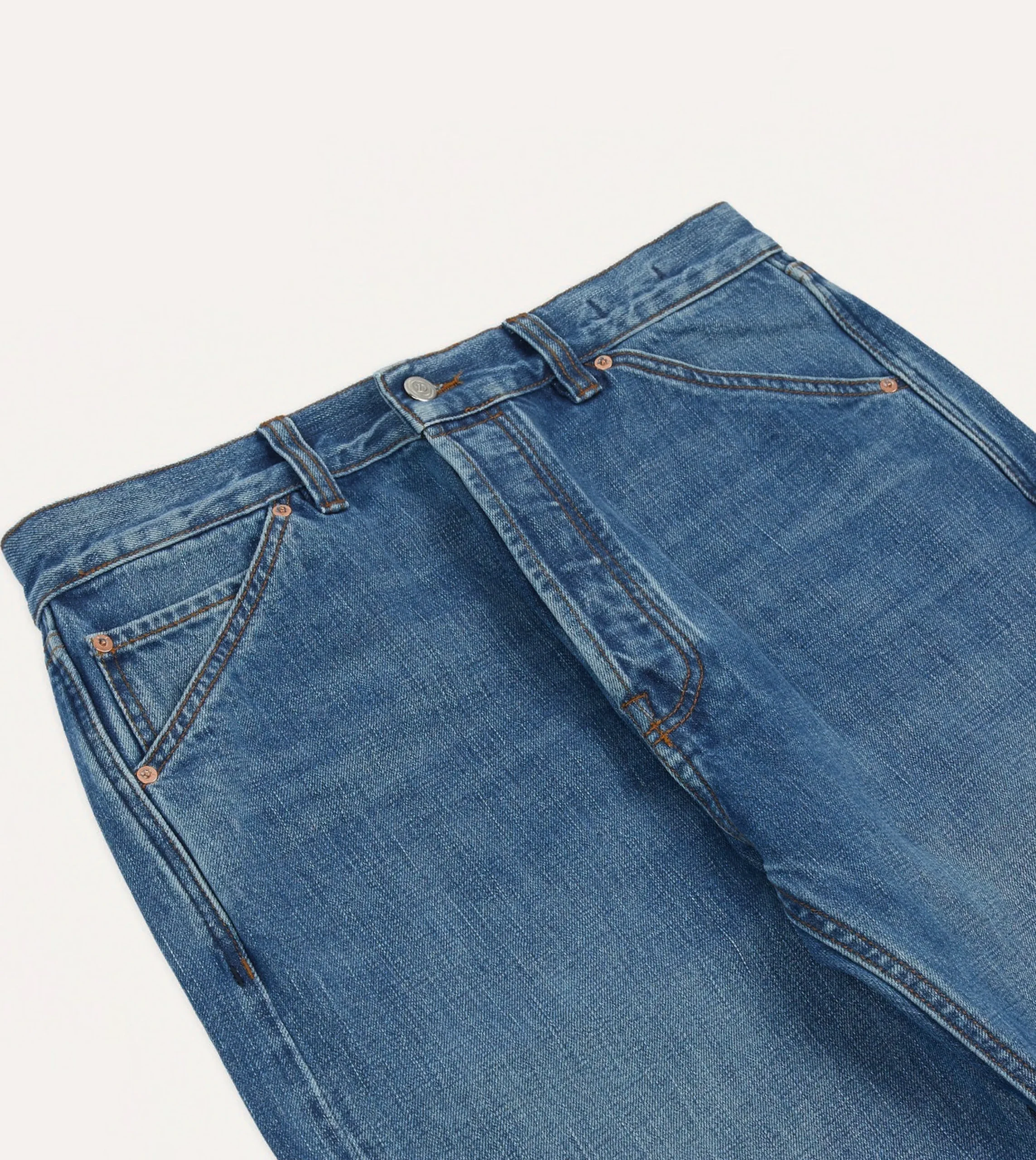 Drake’s 14.2oz Japanese Selvedge Denim Five-Pocket Jeans