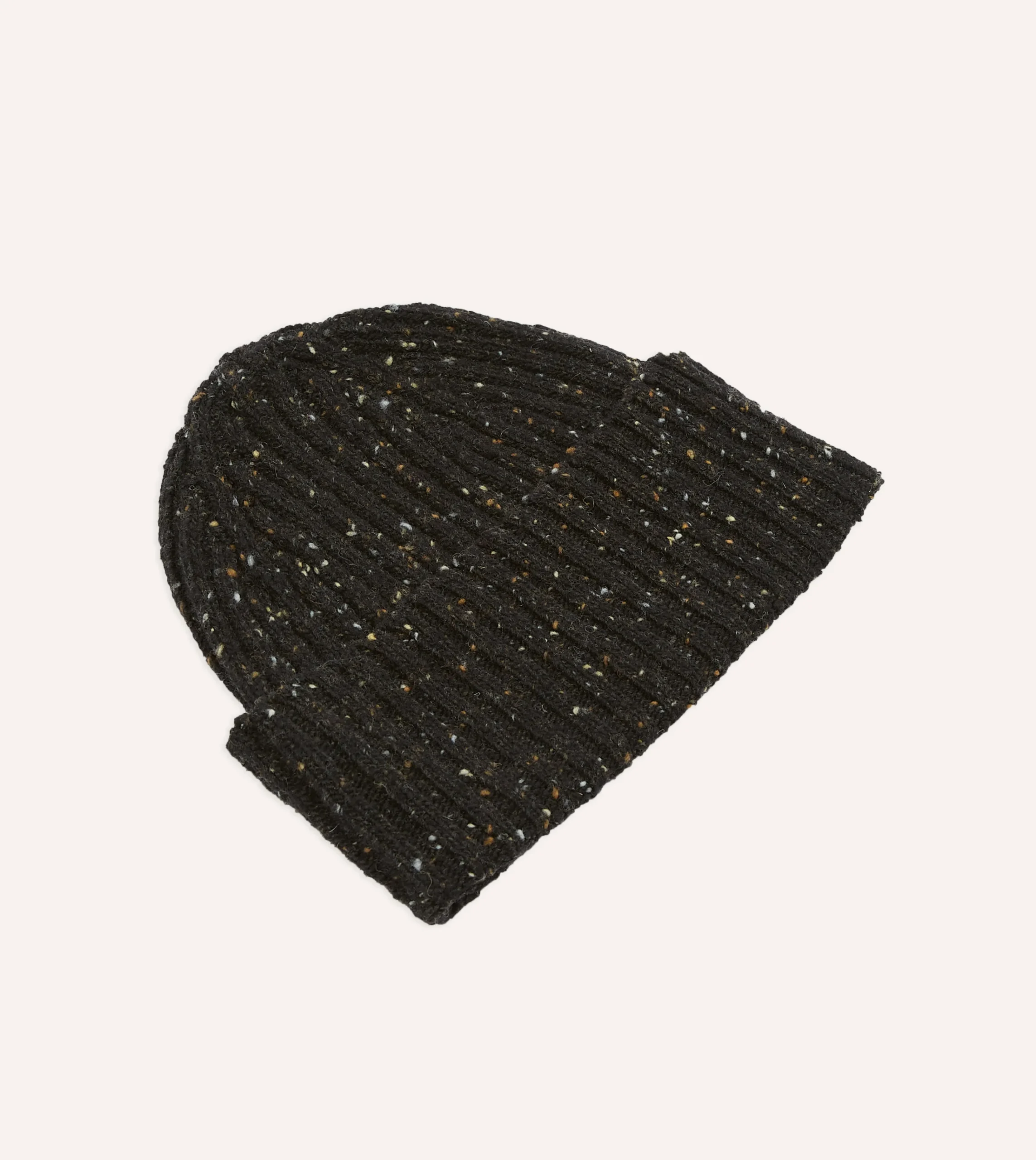 Drake’s Donegal Ribbed Merino Knit Cap