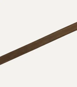 Drake’s Dark Brown Suede Western Belt
