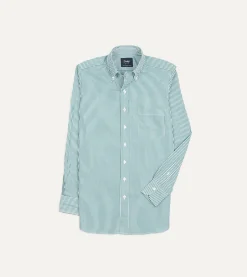 Drake’s Bengal Stripe Cotton Poplin Button-Down Shirt