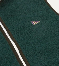 Drake’s Boucle Wool Zip Fleece Vest