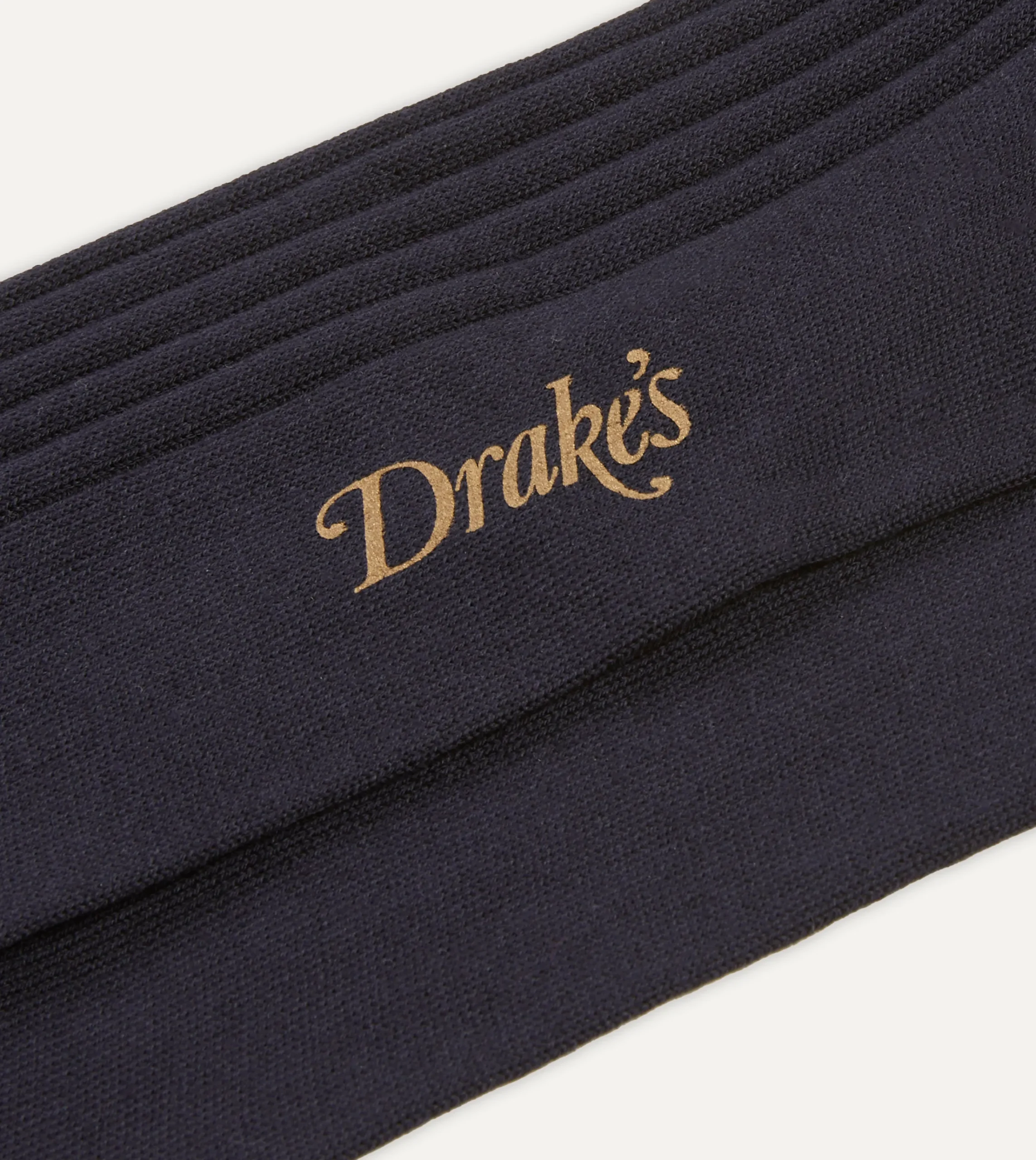 Drake’s Cotton Over-the-Calf Socks