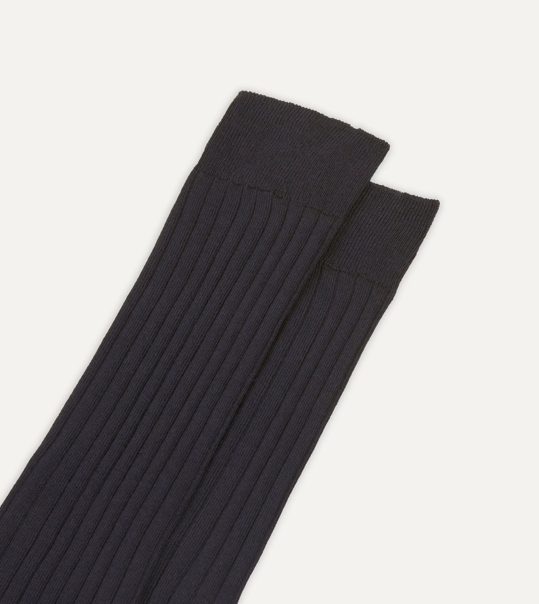 Drake’s Cotton Over-the-Calf Socks