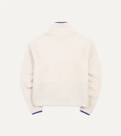 Drake’s Boucle Wool Zip Fleece Jacket