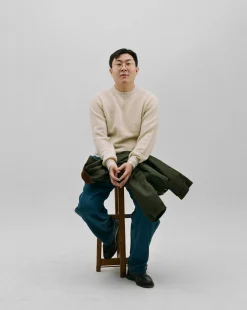 Drake’s Brushed Shetland Crew Neck Jumper