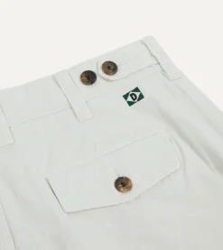 Drake’s Cotton Flat Front Chino