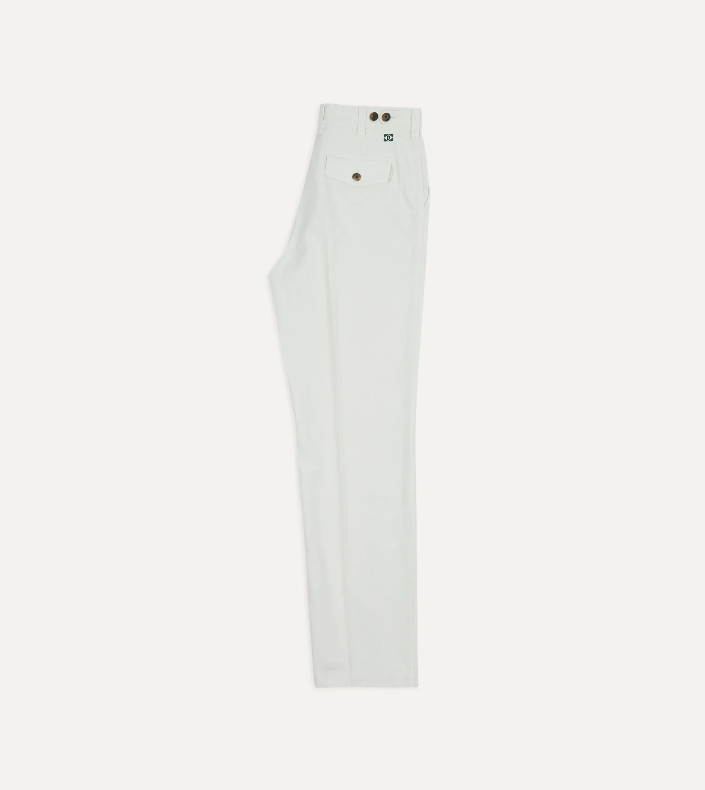 Drake’s Cotton Flat Front Chino