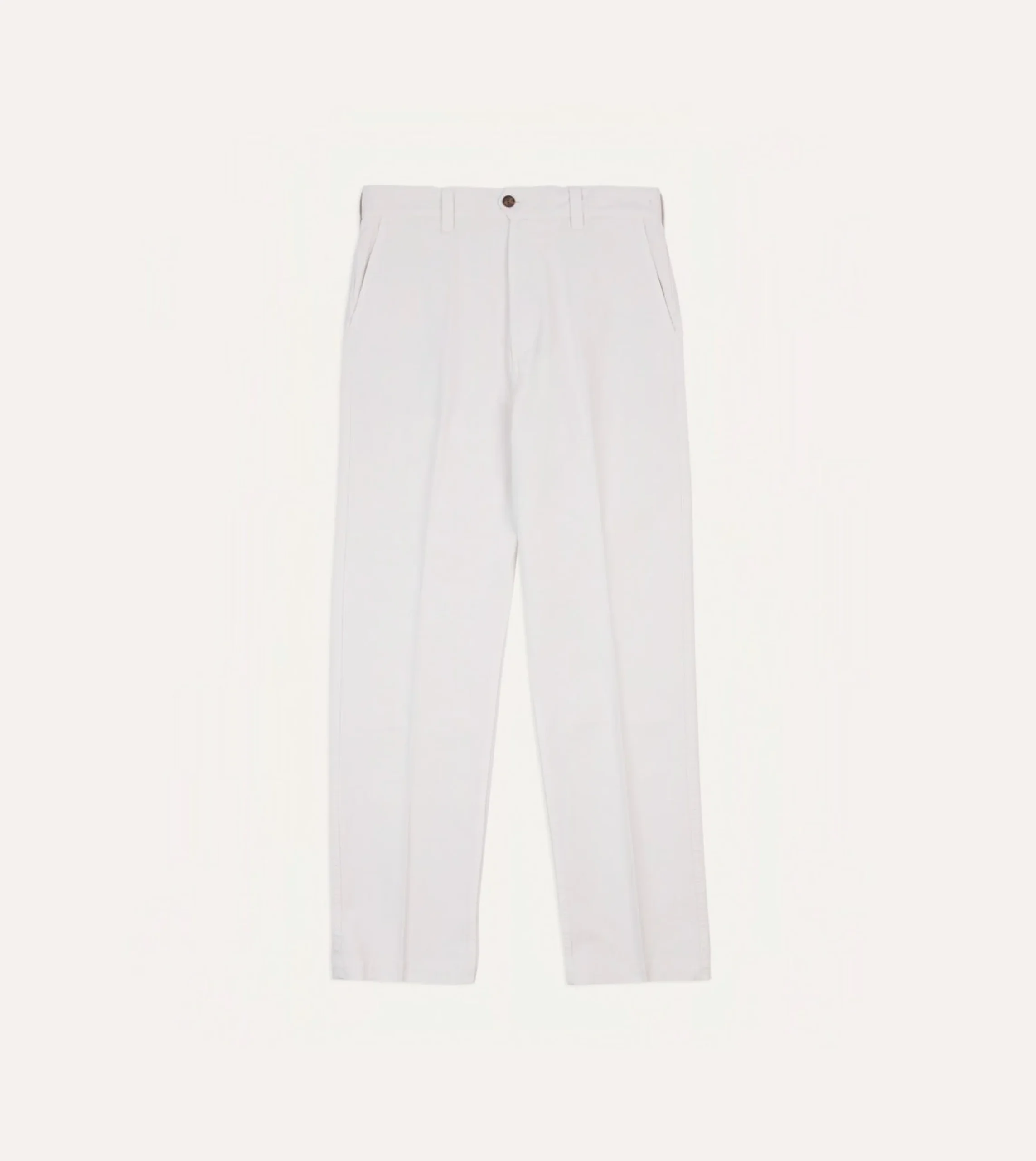 Drake’s Cotton Flat Front Chino