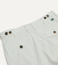 Drake’s Cotton Flat Front Chino