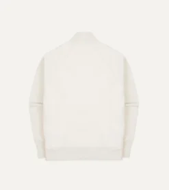 Drake’s Cotton Quarter Zip Sweatshirt