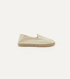 Drake’s Herringbone Cotton Espadrilles