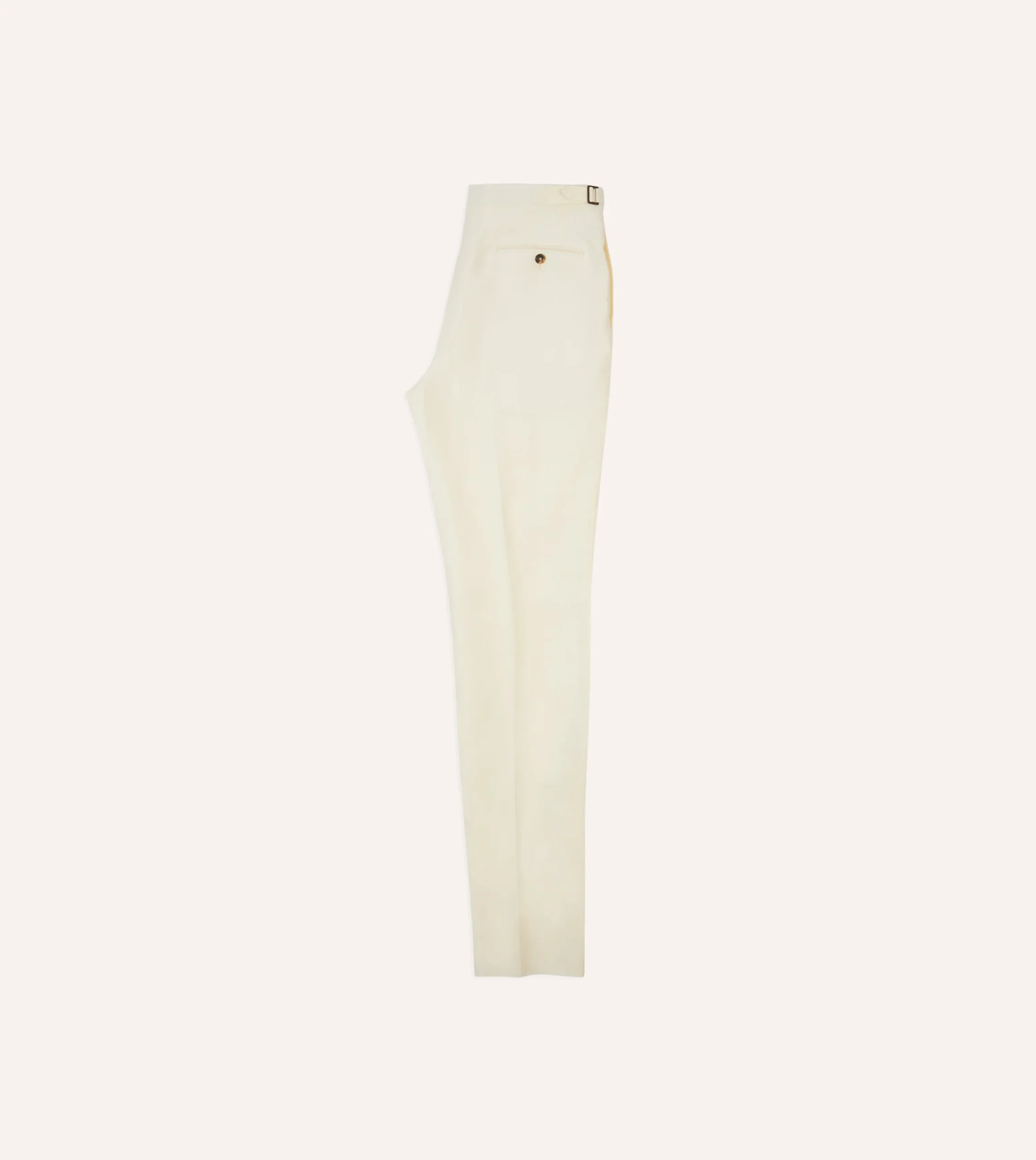 Drake’s Irish Linen Single Pleat Trouser