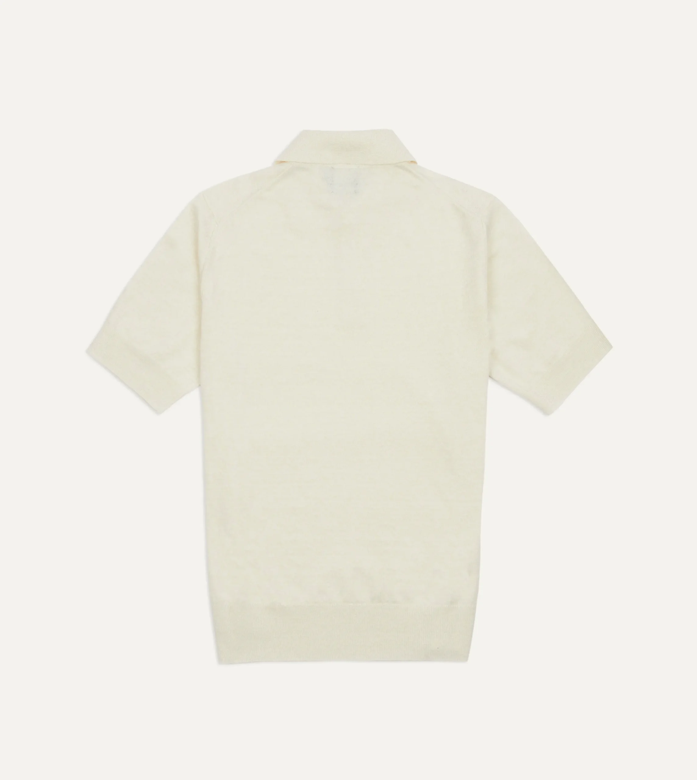 Drake’s Knitted Linen-Cotton Short-Sleeve Polo Shirt