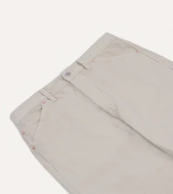 Drake’s Lightweight Cotton Canvas Five-Pocket Jeans