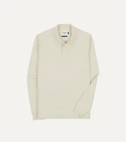 Drake’s Pique Cotton Long-Sleeve Polo Shirt