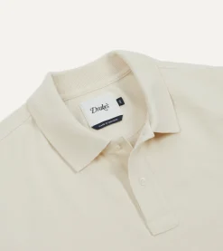 Drake’s Pique Cotton Long-Sleeve Polo Shirt