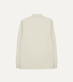 Drake’s Pique Cotton Long-Sleeve Polo Shirt