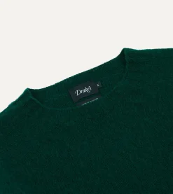 Drake’s Brushed Shetland Crew Neck Jumper