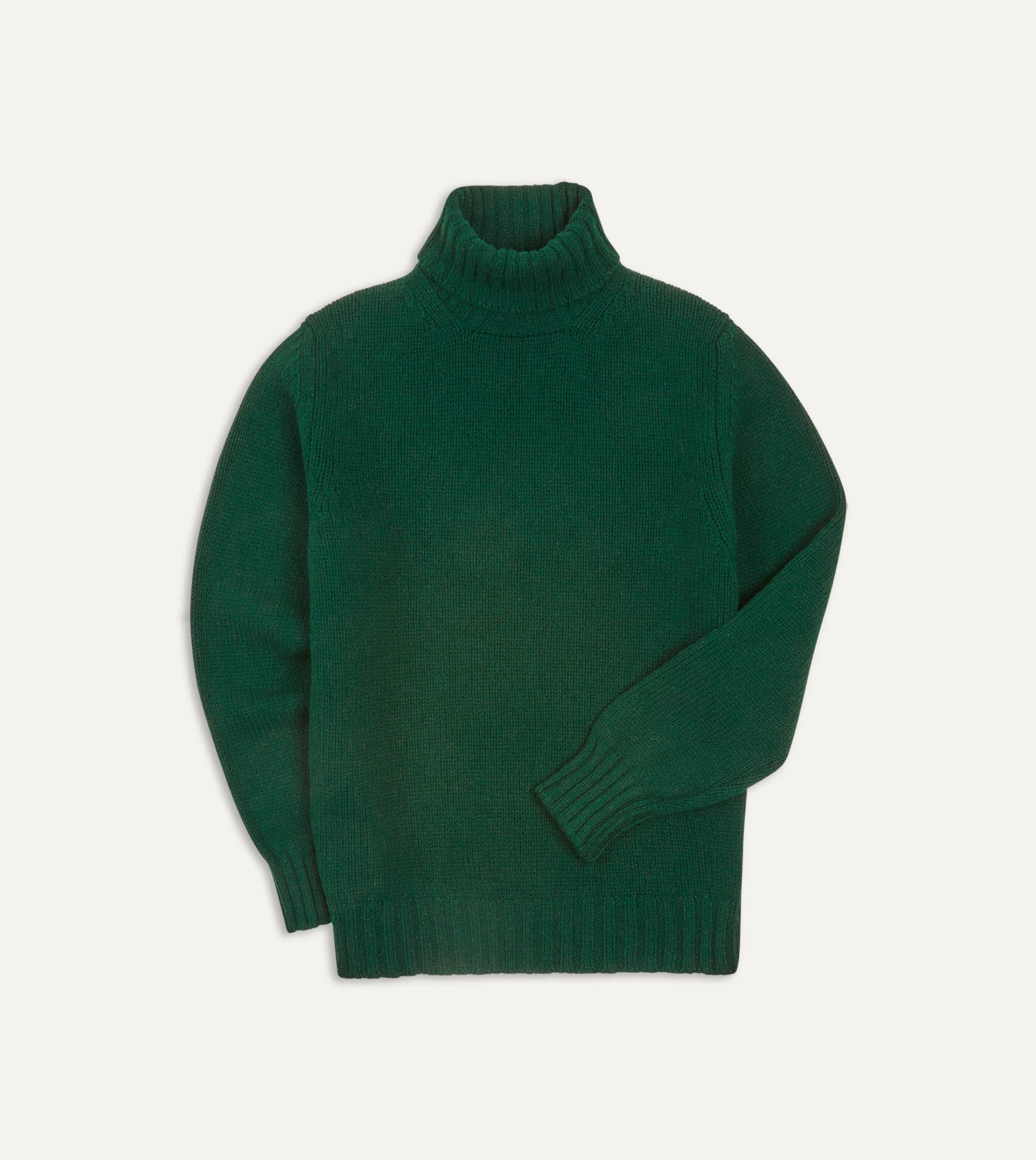 Drake’s Lambswool Submariner Roll Neck Jumper