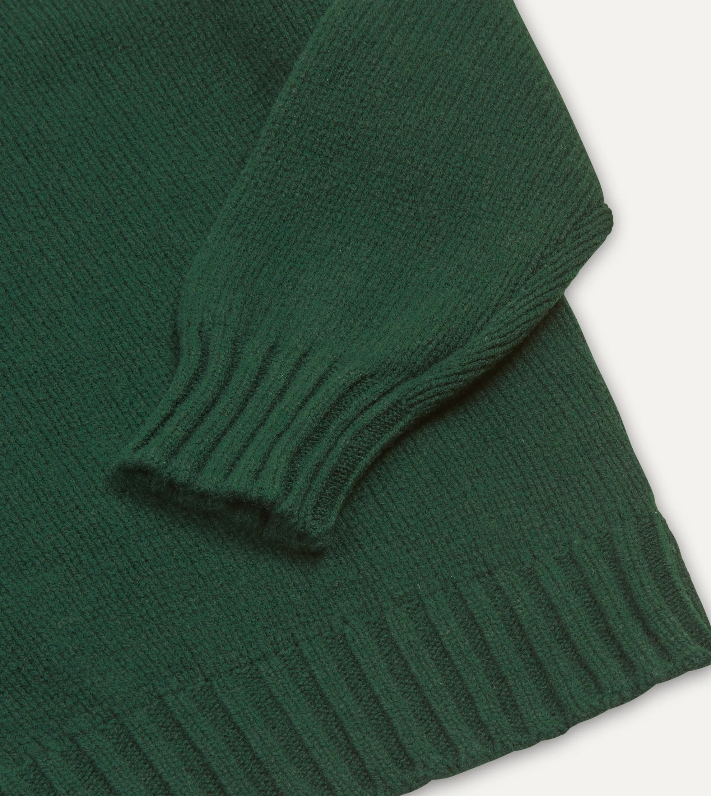 Drake’s Lambswool Submariner Roll Neck Jumper