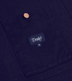 Drake’s Heavy Twill Cotton Five-Pocket Chore Jacket