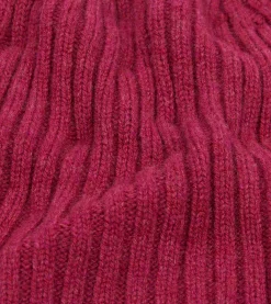 Drake’s Lambswool Ribbed Knit Cap