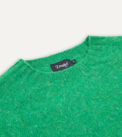 Drake’s Brushed Shetland Crew Neck Jumper