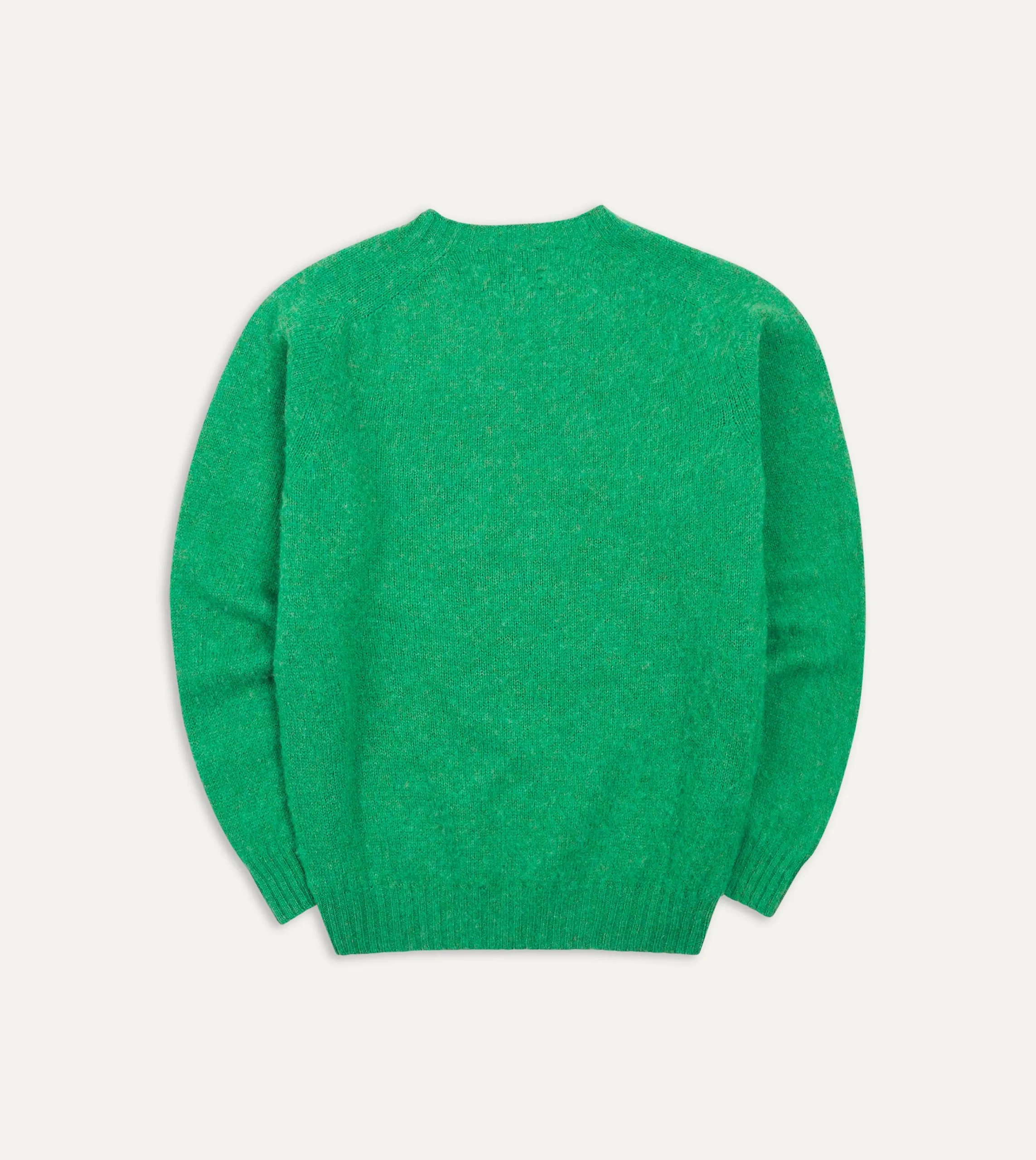 Drake’s Brushed Shetland Crew Neck Jumper