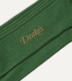 Drake’s Cotton Over-the-Calf Socks