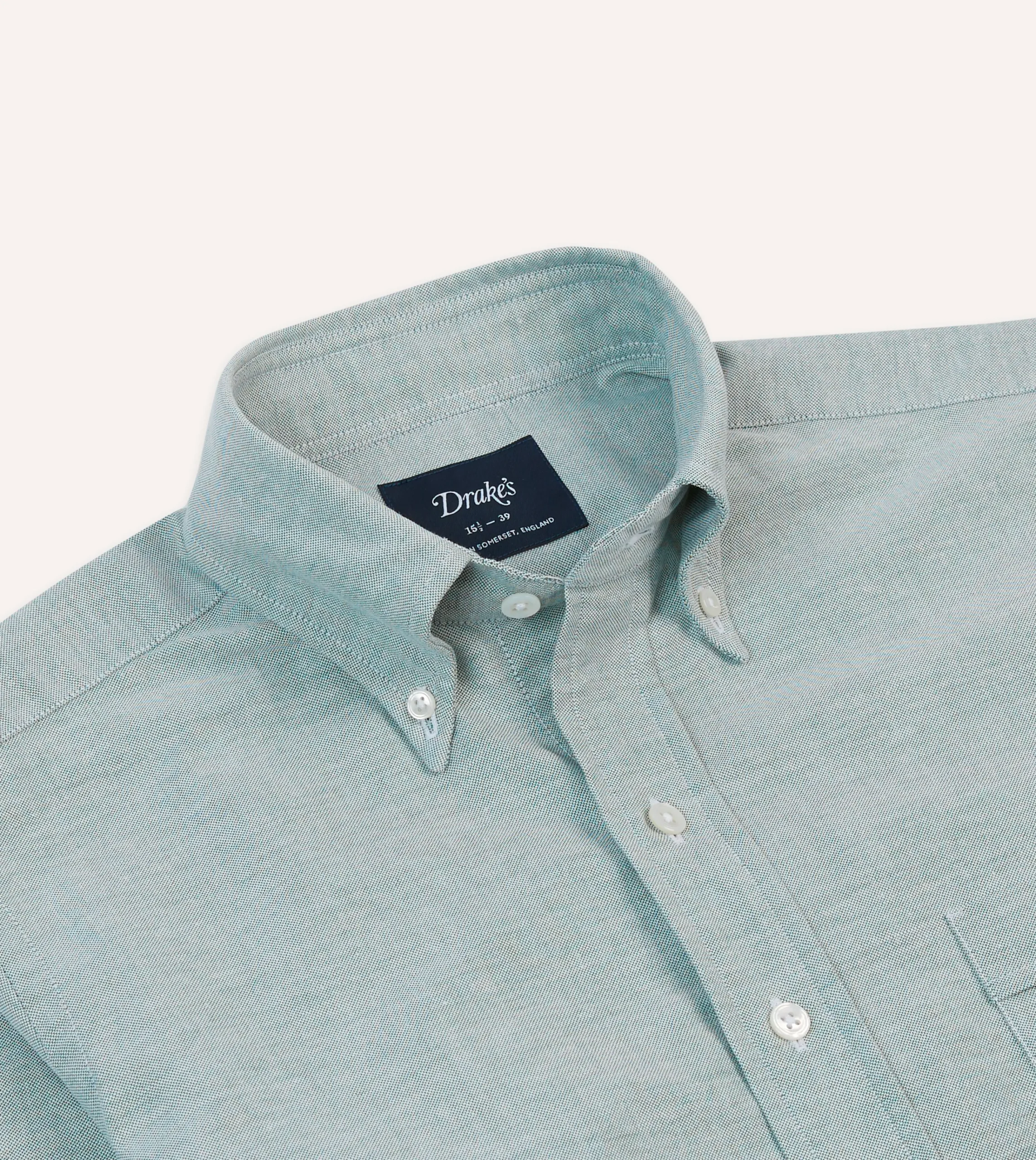 Drake’s Cotton Oxford Cloth Button-Down Shirt