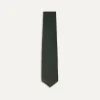 Drake’s Green Hand Rolled Large Knot Grenadine Tie