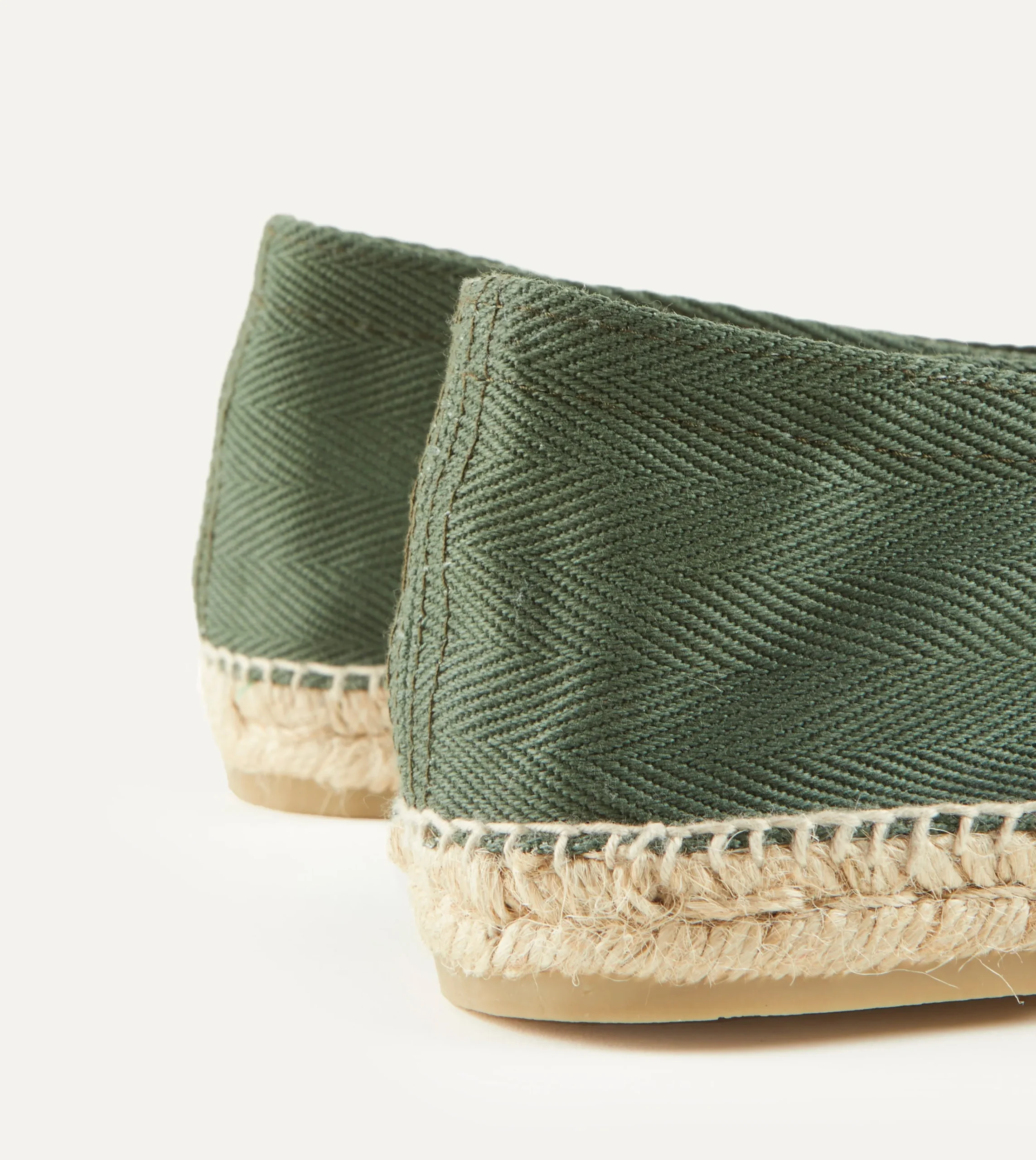 Drake’s Herringbone Cotton Espadrilles