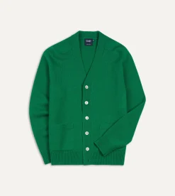 Drake’s Lambswool 6 Button Cardigan