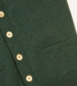 Drake’s Lambswool Sleeveless Cardigan