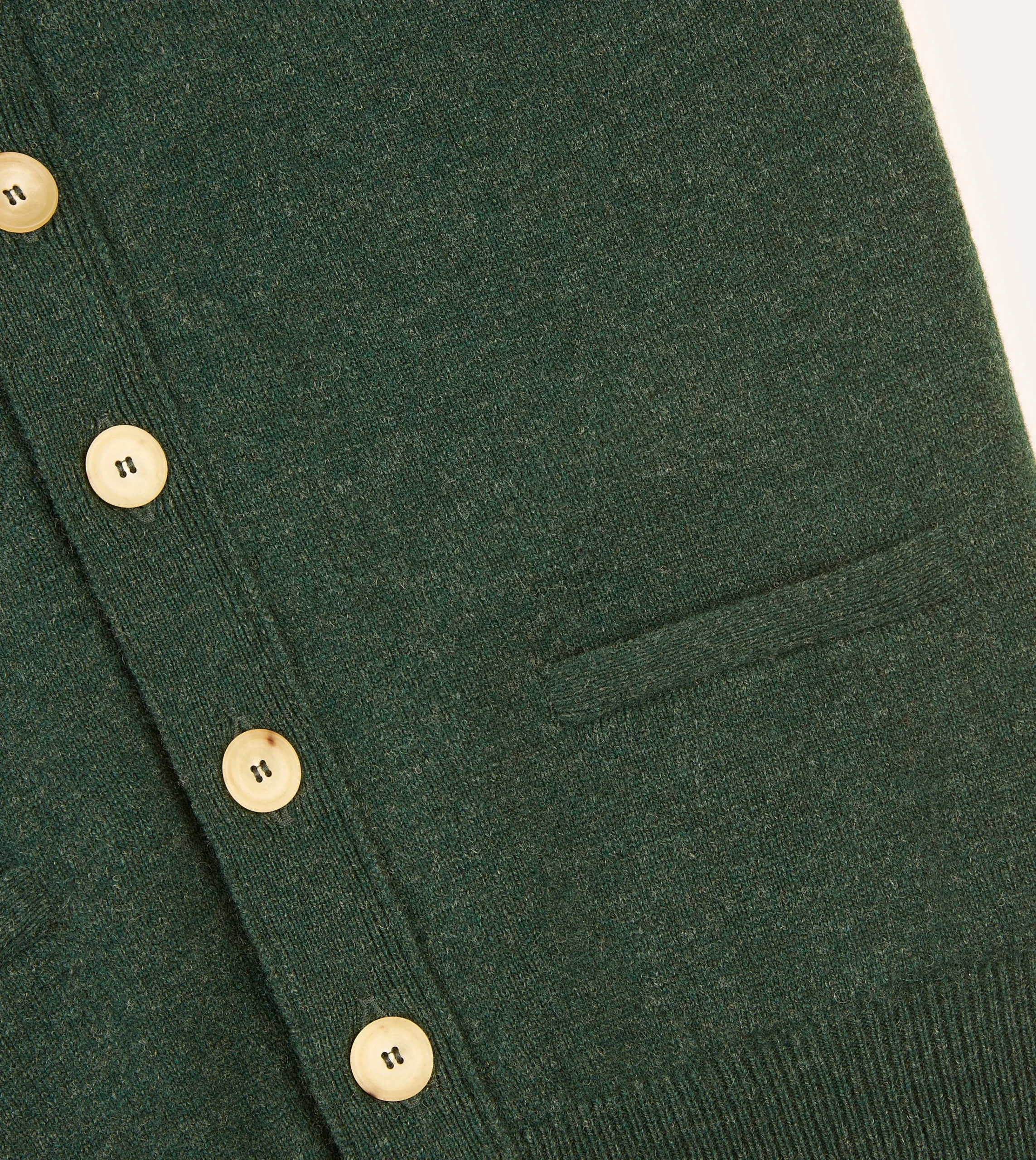Drake’s Lambswool Sleeveless Cardigan