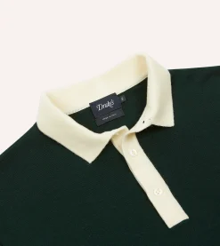 Drake’s Merino Wool Knitted Rugby Shirt