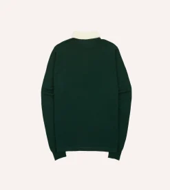 Drake’s Merino Wool Knitted Rugby Shirt