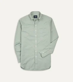 Drake’s Pinpoint Oxford Cotton Cloth Button-Down Shirt