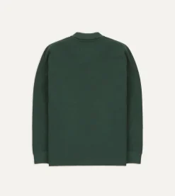 Drake’s Pique Cotton Long-Sleeve Polo Shirt