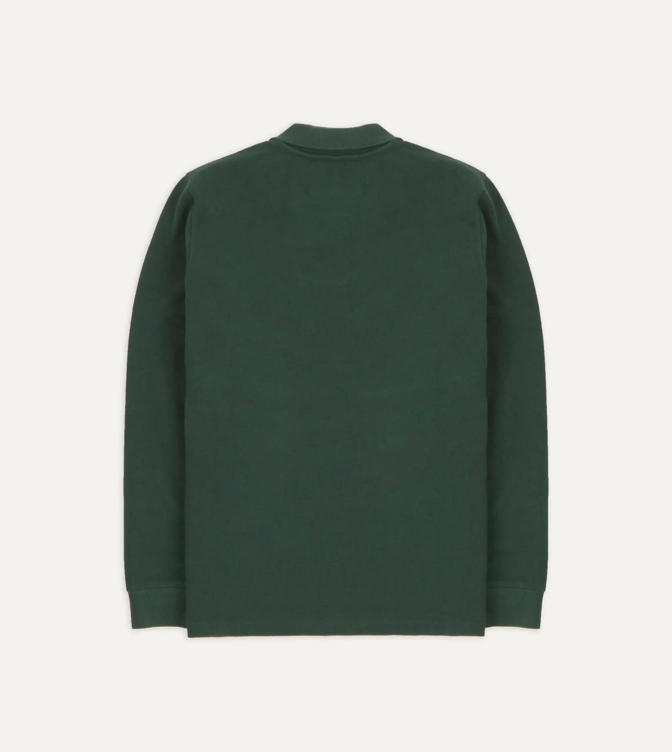 Drake’s Pique Cotton Long-Sleeve Polo Shirt