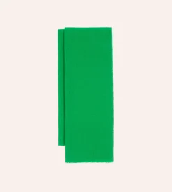 Drake’s Green Solid Wool Scarf
