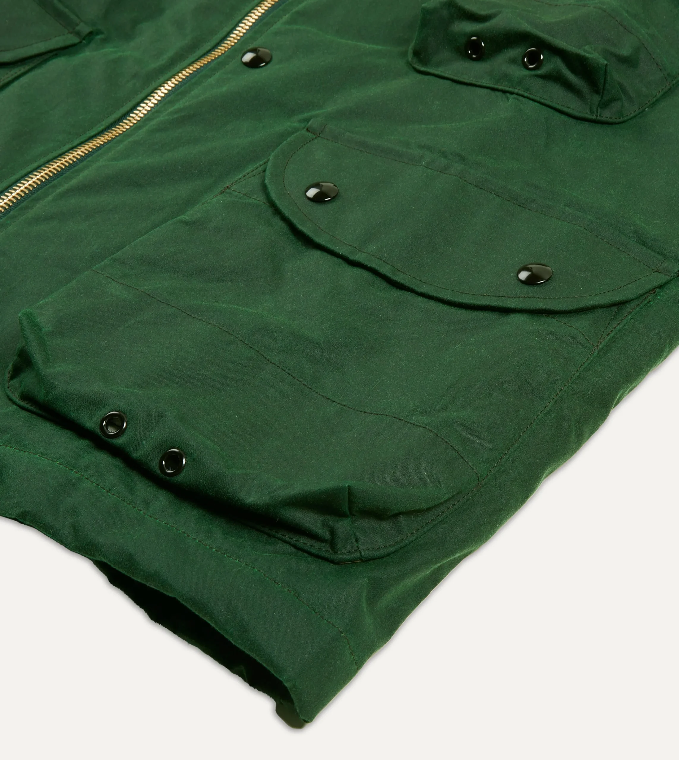 Drake’s Waxed Coverall Jacket