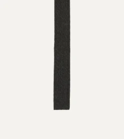 Drake’s Grey Cashmere Cable Knitted Tie