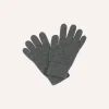 Drake’s Grey Cashmere Knitted Gloves