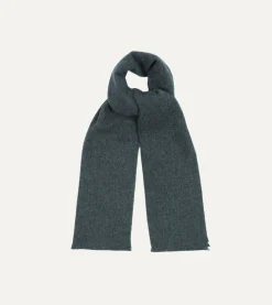 Drake’s Grey Cashmere Scarf